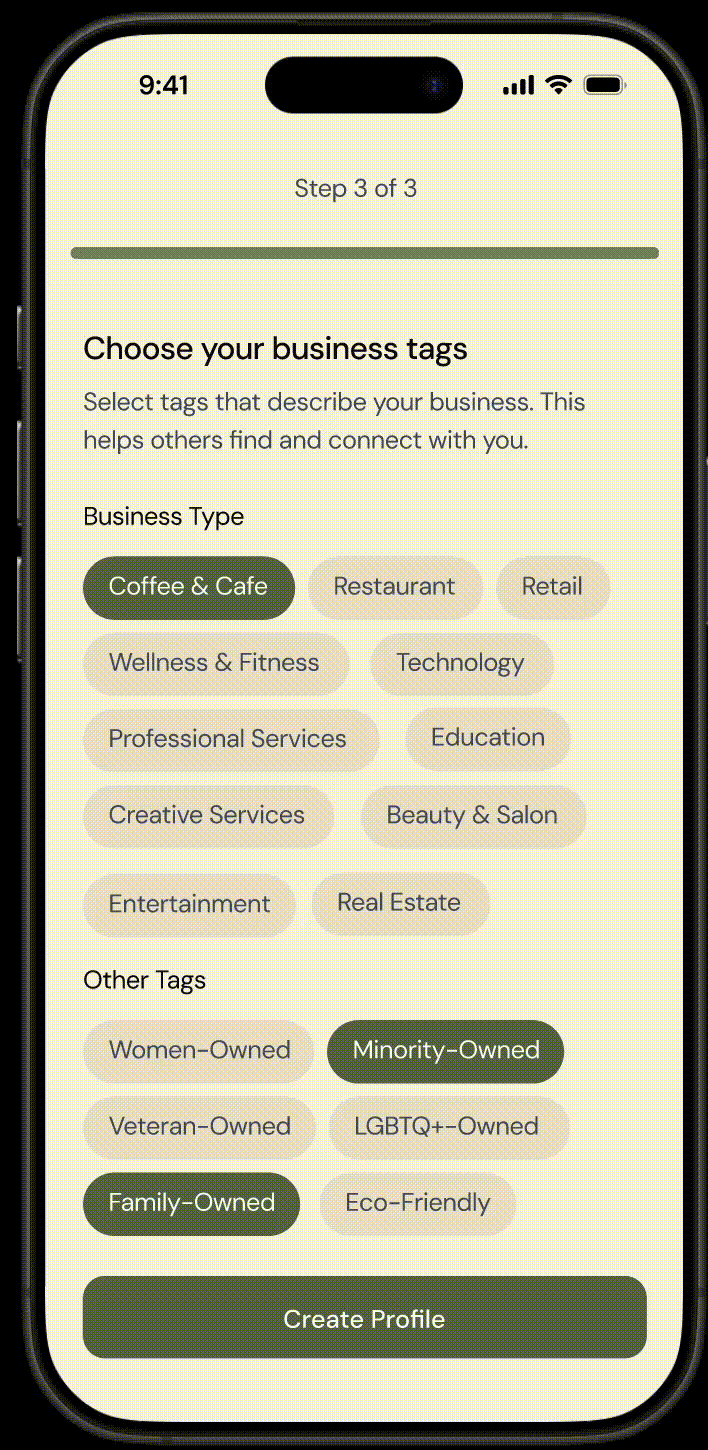 Stitch app — onboarding process